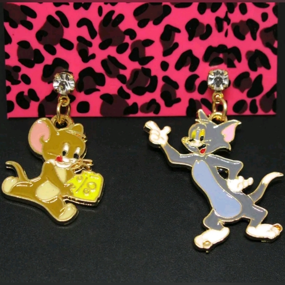 🐀🐈 Tom & Jerry Dangle Earrings